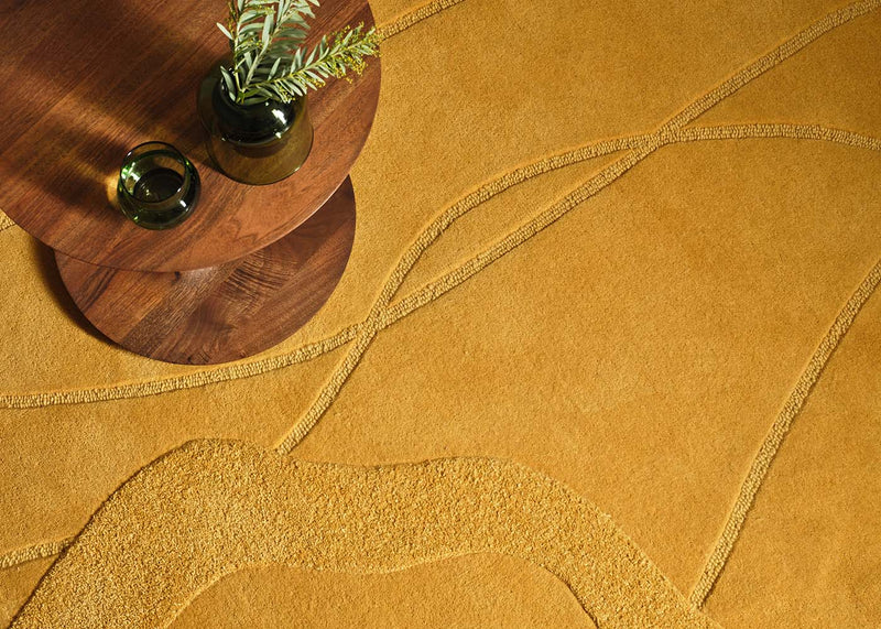 Pebble Rug Mustard 170cm x 240cm