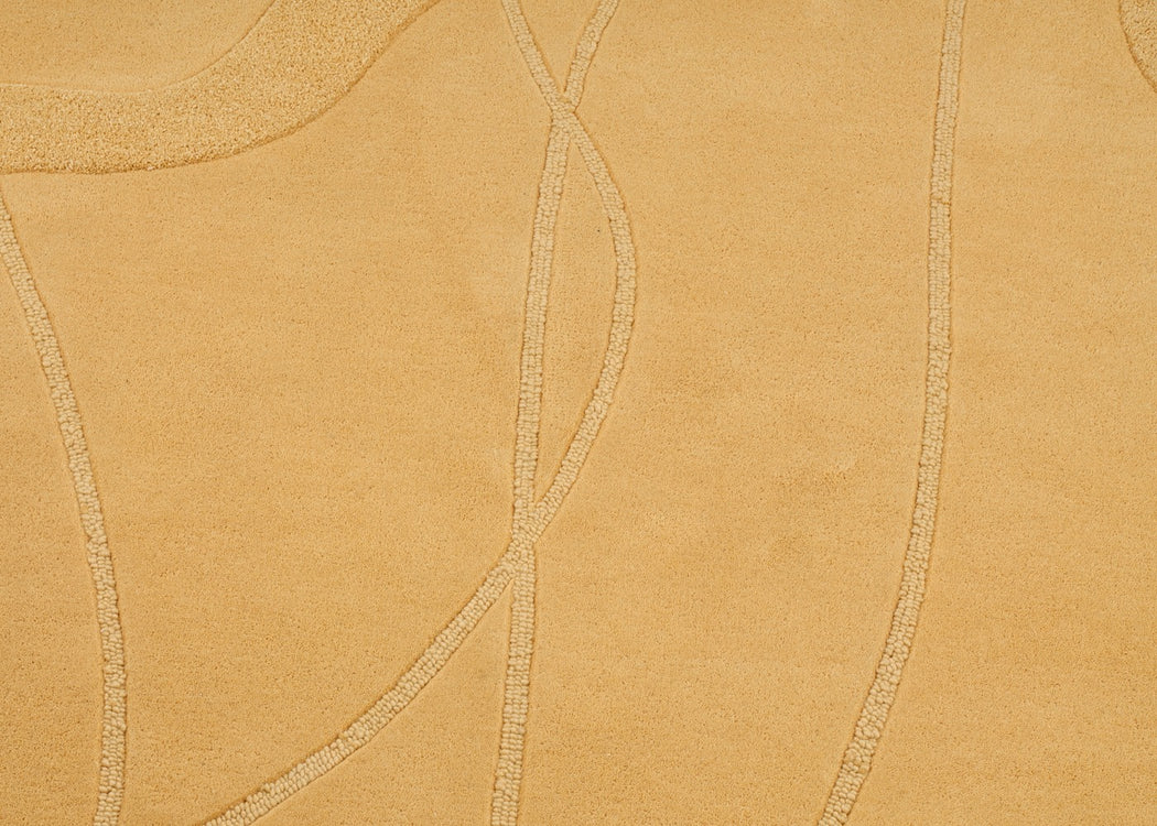 Pebble Rug Mustard 170cm x 240cm
