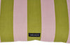 Cabana Stripe Cushion Pink & Green 32cm x 55cm