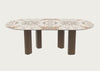 Pillar Dining Table Oval 200 x 110cm / Mountain Glossy