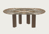 Pillar Dining Table Oval 200 x 110cm / Mountain Glossy