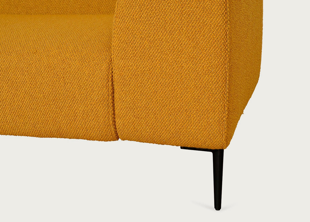 Lilli Up 4 Seater Sofa Loop Twill Ochre