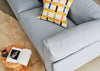 Novara 3 Seater Sofa Boucle Fern / Black