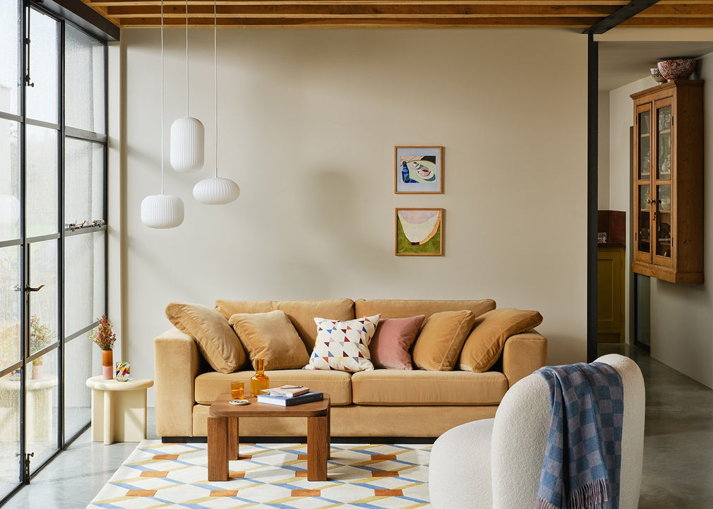 Trento 3 Seater Sofa Boucle Fern