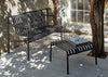 Palissade Dining Bench with Armrest Olive