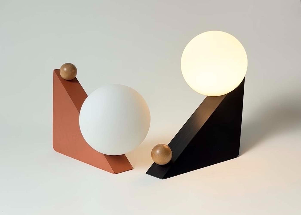 TILT LED Portable Table Lamp Black Ash