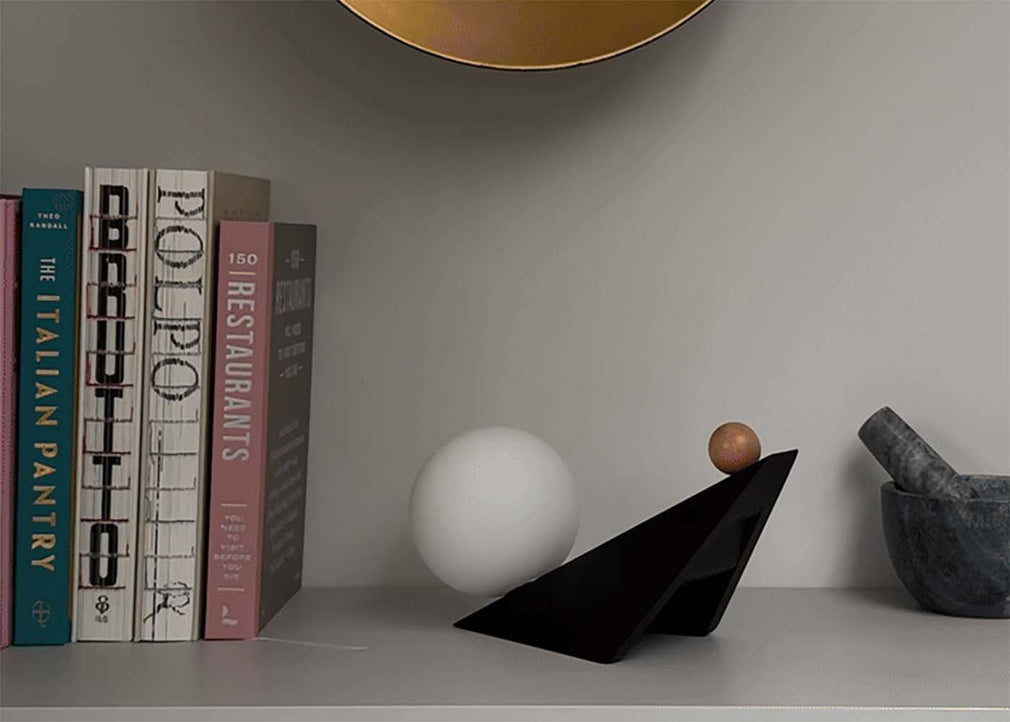 TILT LED Portable Table Lamp Black Ash
