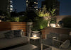 Chant Portable Table Lamp Clear & Bronze