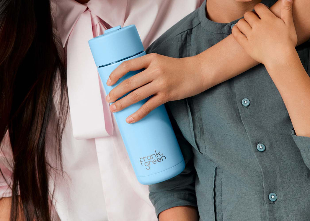 Ceramic Reusable Bottle 595ml Khaki