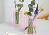 Block Reversible Vase Small Peach & Cobalt