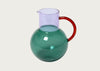 Block Jug Teal & Lilac