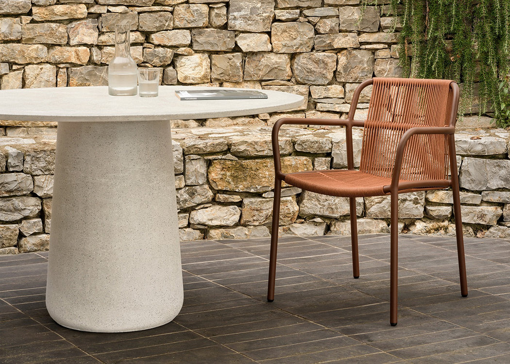 Sweep Dining Chair Rust/Cinnamon