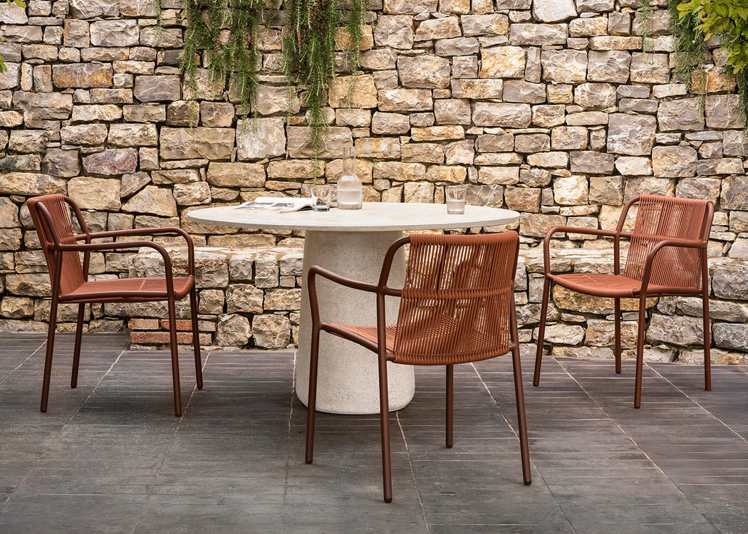 Sweep Dining Chair Rust/Cinnamon