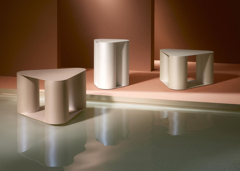 Tres Low Table 36cm / Honey Shell