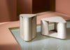 Tres Low Table 36cm / Honey Shell