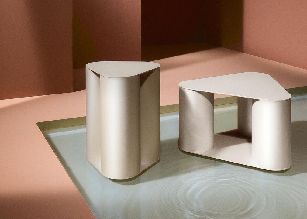 Tres Low Table 36cm / Honey Shell