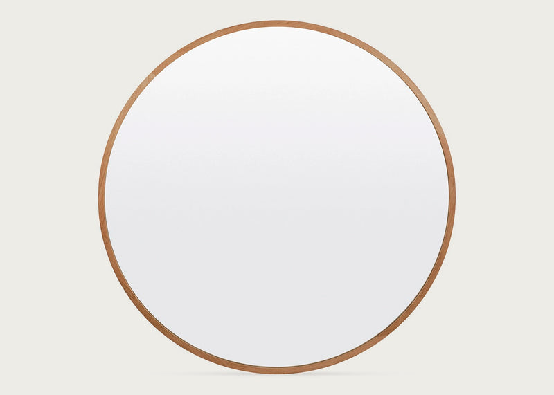 Anais Mirror Round 120cm Walnut