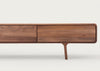Fawn Lowboard 3 Drawers TV Unit Natural Oiled Walnut