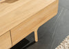 Fawn Lowboard 3 Drawers TV Unit Natural Oiled Walnut
