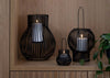 Upside Down Lantern Small Black