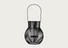 Upside Down Lantern Medium Black