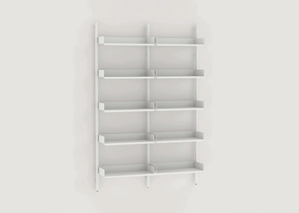 Slot Shelving Unit White / Double 600 + 900 Kit