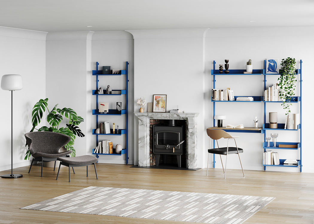 Slot Shelving Unit White / Double 600 + 900 Kit