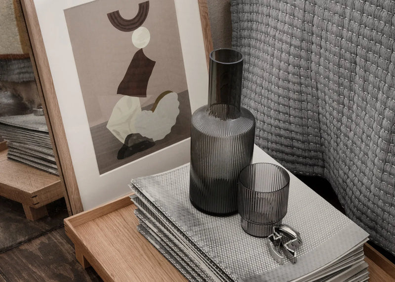 Ripple Smoked Grey Carafe
