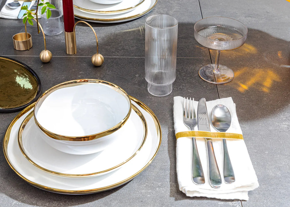 Ripple Clear Champagne Saucer Set of 2