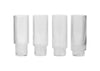 Ripple Clear Long Drink Glasses Set of 4