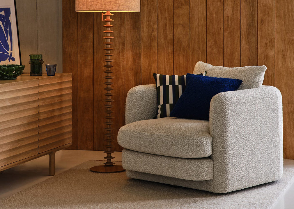 Boucle Cushion Cobalt 45 x 45cm