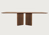 Revo Dining Table Walnut with Knots Oiled A1 240x100xH75cm Smooth Finish