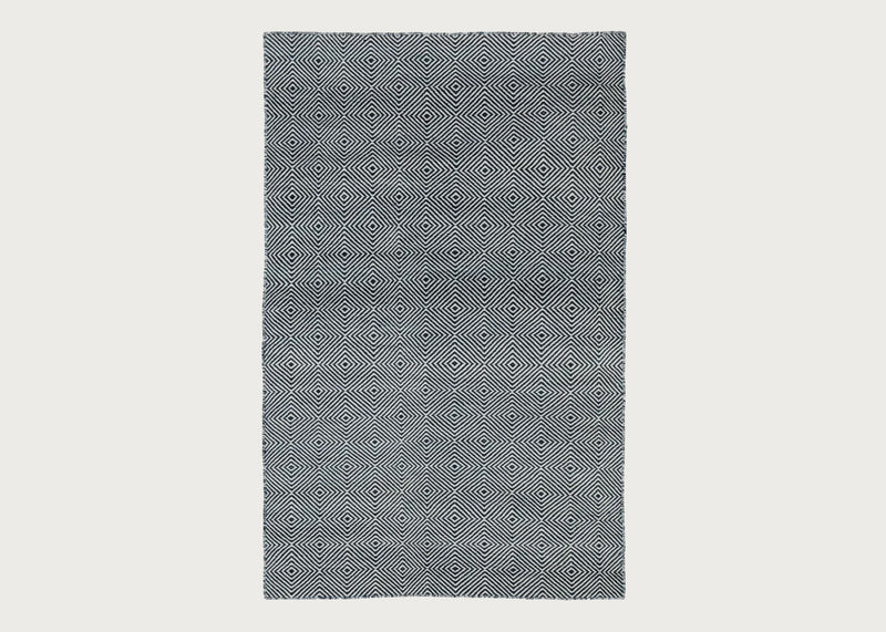 Romilly Recycled Rug Navy