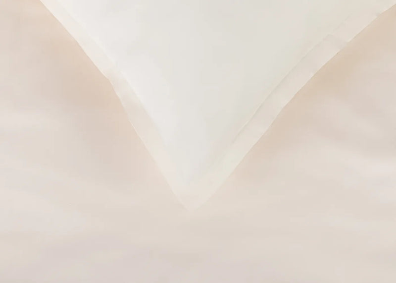 400TC Egyptian Cotton Sateen Luxe Cream Deep Fitted Sheet