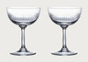 Champagne Saucers Spears Set of 2