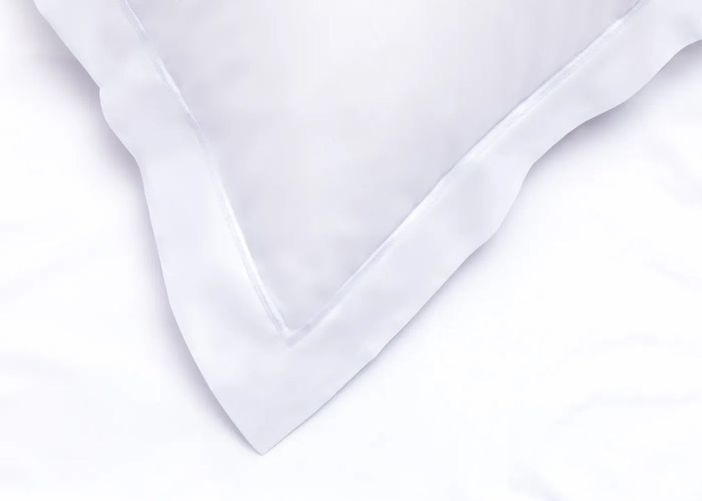 400 Thread Count Egyptian Cotton White Oxford Pillowcase