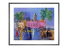 The Casino On The Jetty, Nice 1926 Framed Print 52 x 62cm
