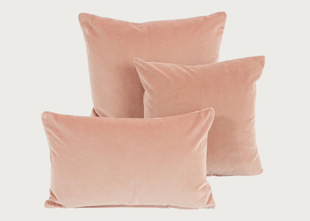 Velvet Cushion Dusky Pink