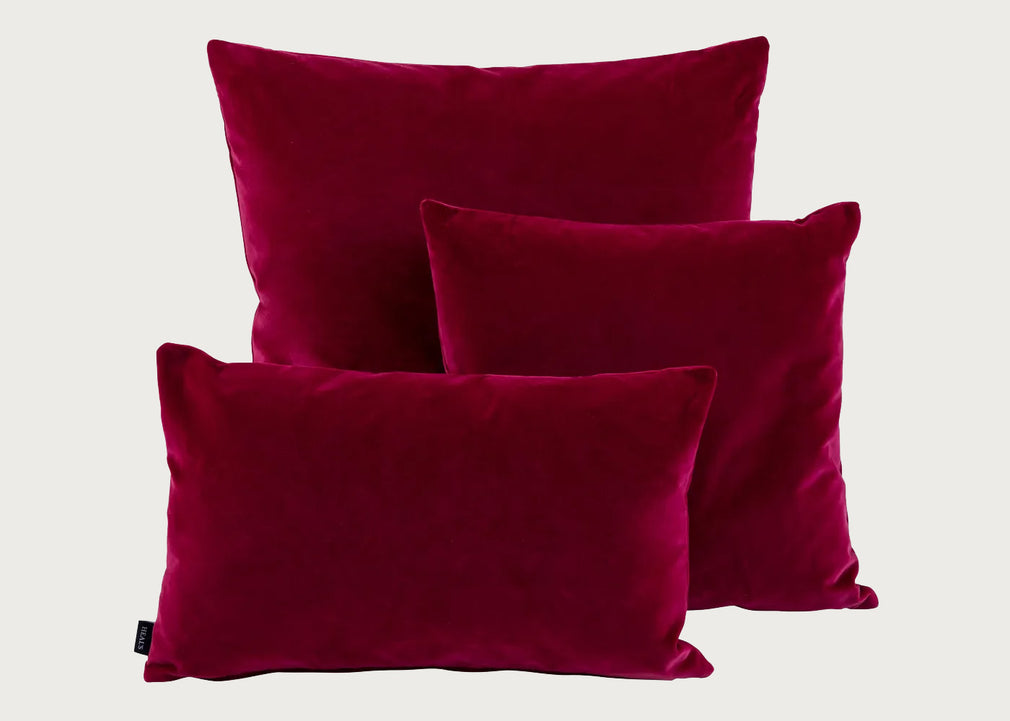 Velvet Cushion Claret