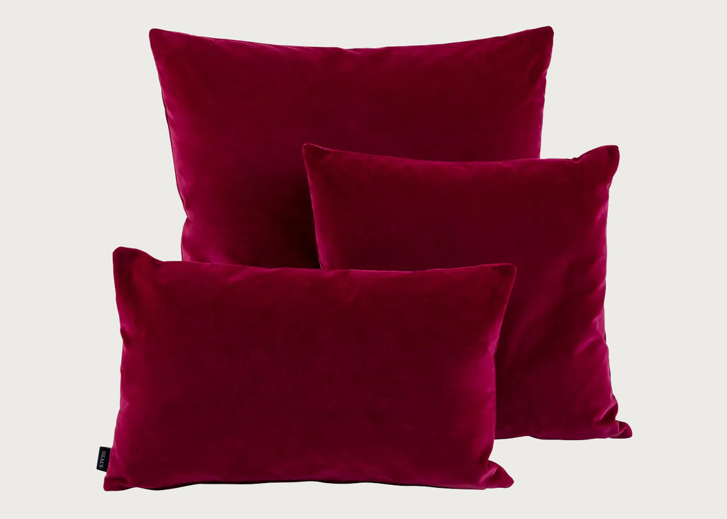 Velvet Cushion Claret