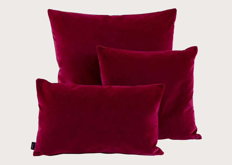 Velvet Cushion Claret