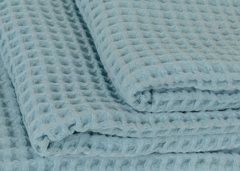 Waffle Towel Sea Blue