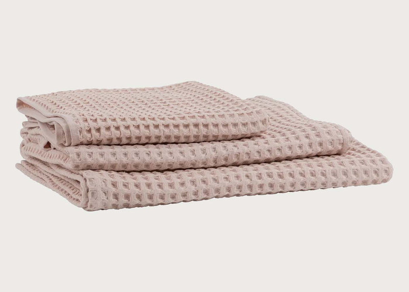 Waffle Towel Putty Pink