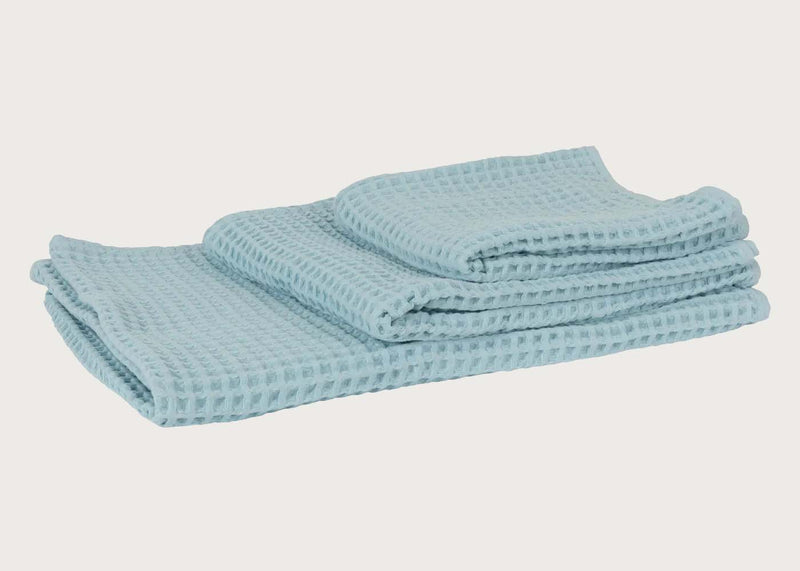 Waffle Towel Sea Blue