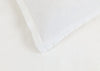 Washed Linen White Fitted Sheet