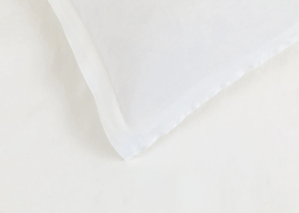 Washed Linen White Fitted Sheet