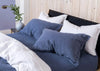 Washed Linen White Fitted Sheet