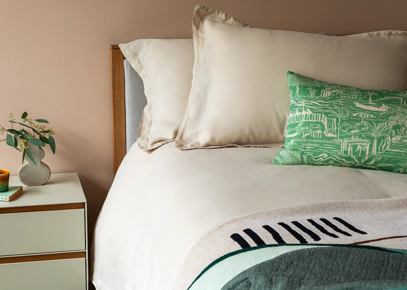 Washed Linen Natural Fitted Sheet