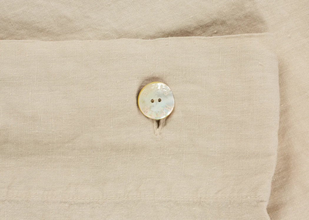 Washed Linen Natural Oxford Pillowcase