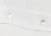 Washed Linen White Fitted Sheet